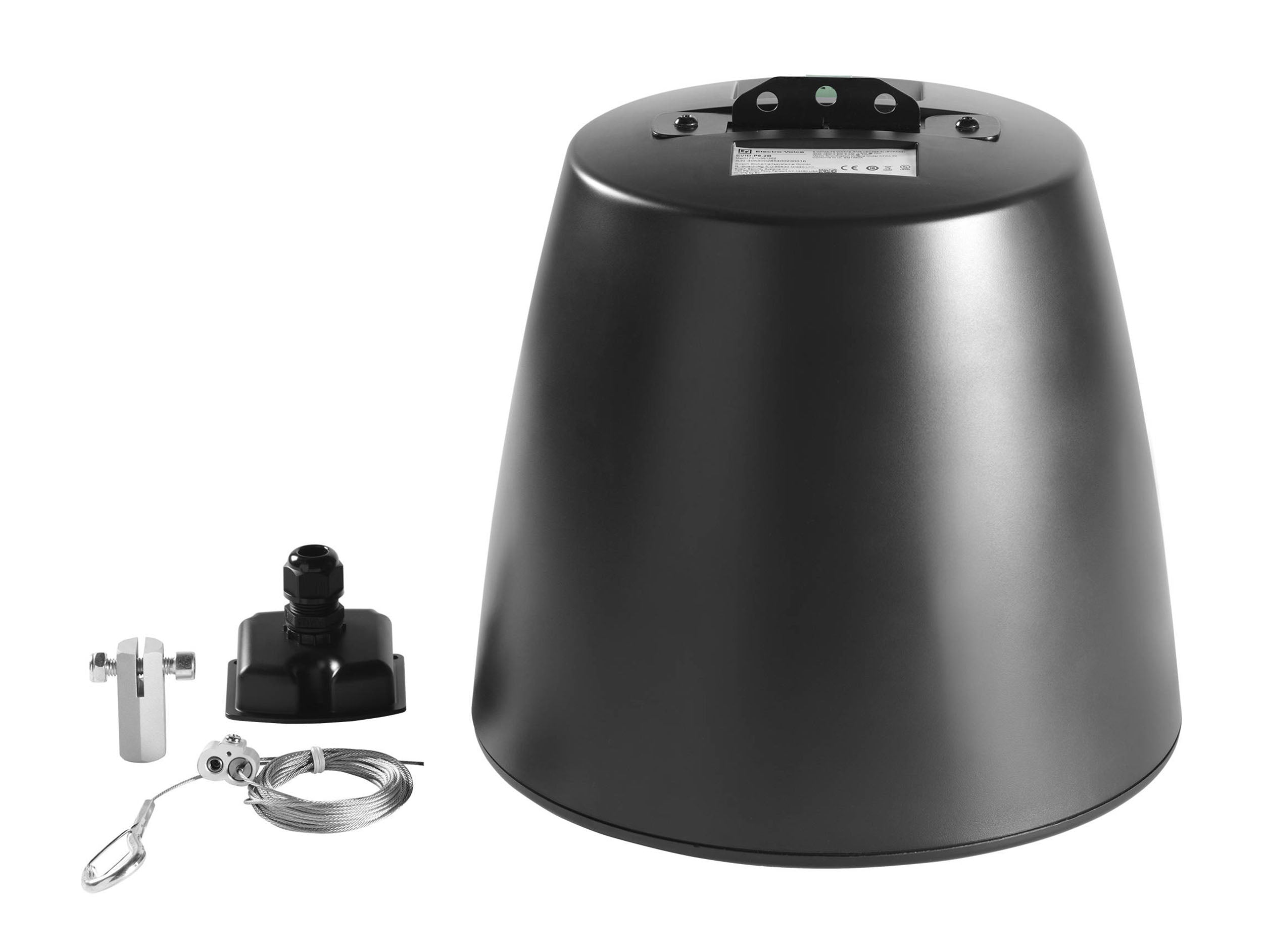 Electro-Voice EVID-P6.2B, 6.5-Inch Pendant Mount Speaker - Black - Hollywood DJ