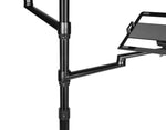 Gator GFW-STREAMSTAND-W Frameworks Content Creation Wheeled Stand - Hollywood DJ