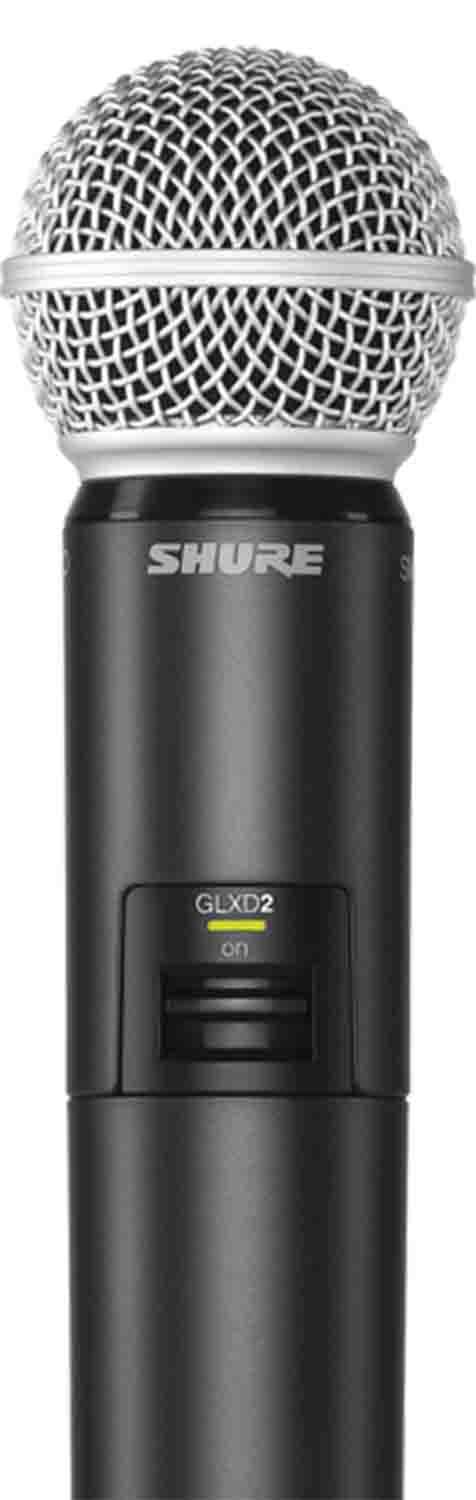 Shure GLXD2/SM58-Z2 Digital Handheld Wireless Microphone Transmitter with SM58 Capsule - Hollywood DJ