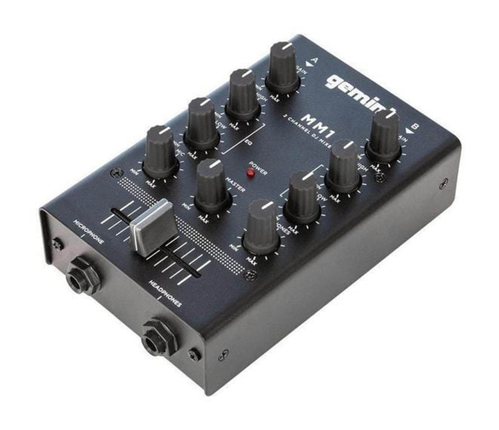Gemini Sound MM1, 2-Channel Pocket-Sized DJ Mixer - Hollywood DJ