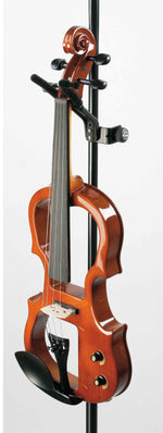K&M 15580 Violin Holder - Black - Hollywood DJ