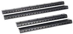 Odyssey ARR16 Pre-tapped Rack Rails 16U (28 inches) - Pair - Hollywood DJ