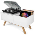 Glorious Turntable Lowboard - White - Hollywood DJ