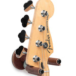 Levy's Leathers LVY-FGHNGR-SMBN Smoke Forged Guitar Hanger with Brown Leather - Hollywood DJ