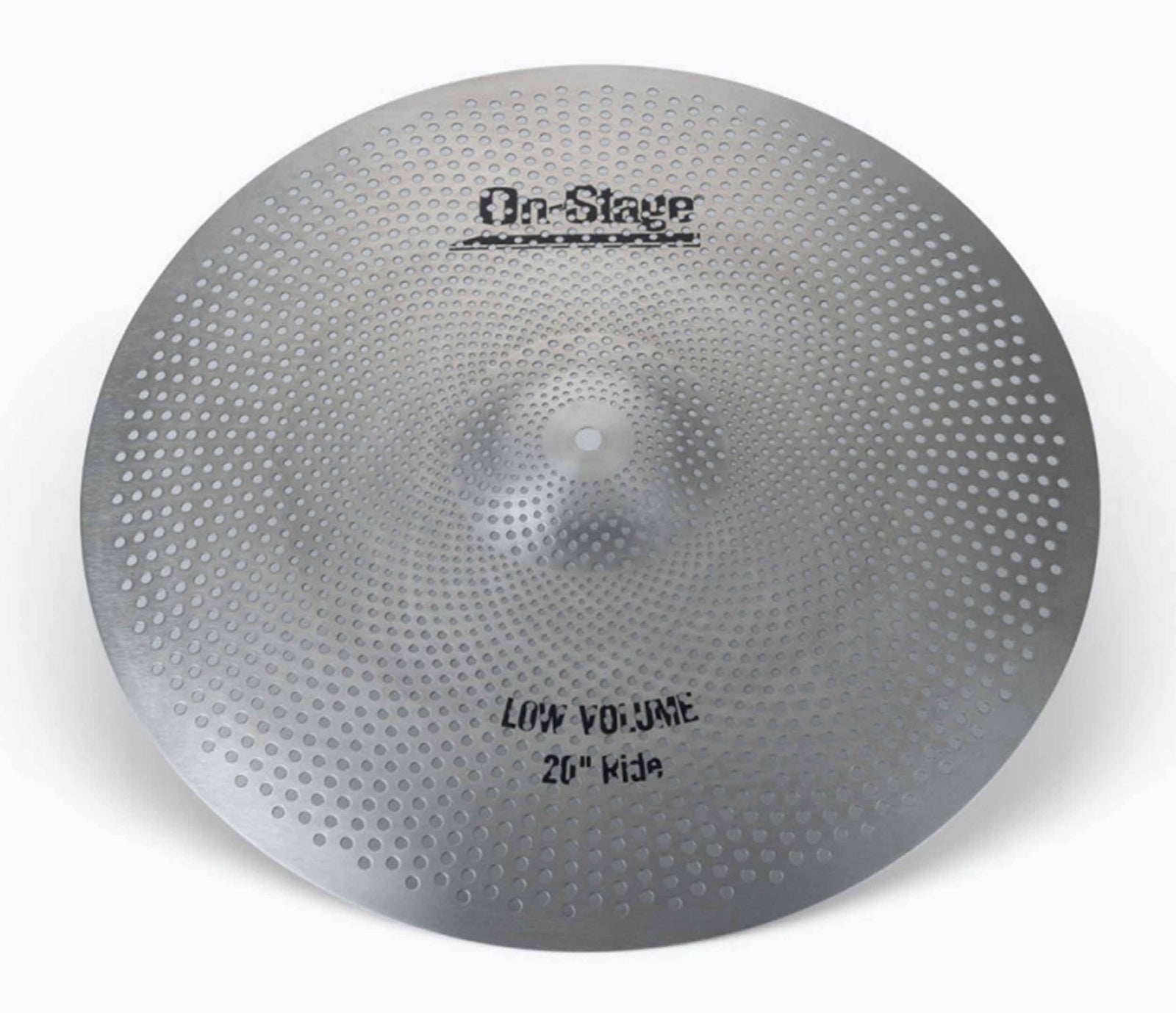 On Stage LVCP5000, Low Volume Cymbals - Polished Silver On-Stage