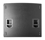 HK Audio LSUB-4000A, 1200W 18-Inch Dual Vented Powered Subwoofer - Black - Hollywood DJ