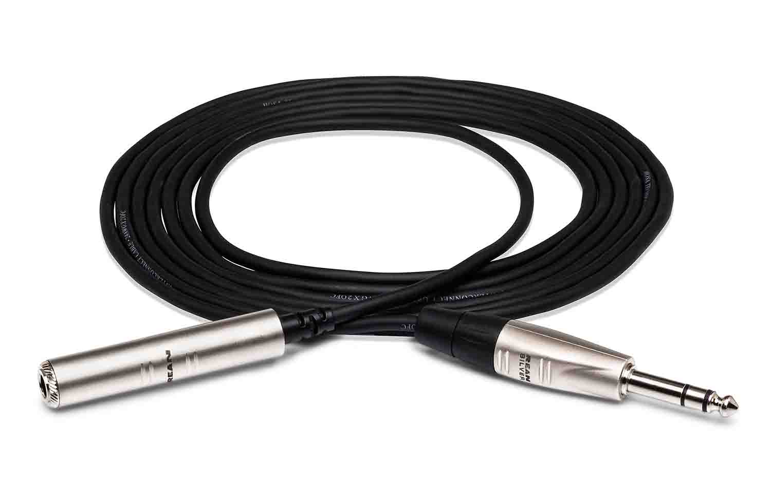 Hosa HXSS-025, 1/4" TRS Male to Female Pro Headphone Extension Cable - 25 Feet - Hollywood DJ