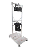 ProX XT-GRU-PKGX2, Truss Modular 2X Rapid U Grid Dual Package with Rolling Aluminum Baseplate - Black Finish - Hollywood DJ