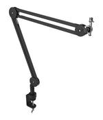 Odyssey AMICSTANDCM Microphone Boom Arm Stand with Mounting Clamp and Bracket - Hollywood DJ