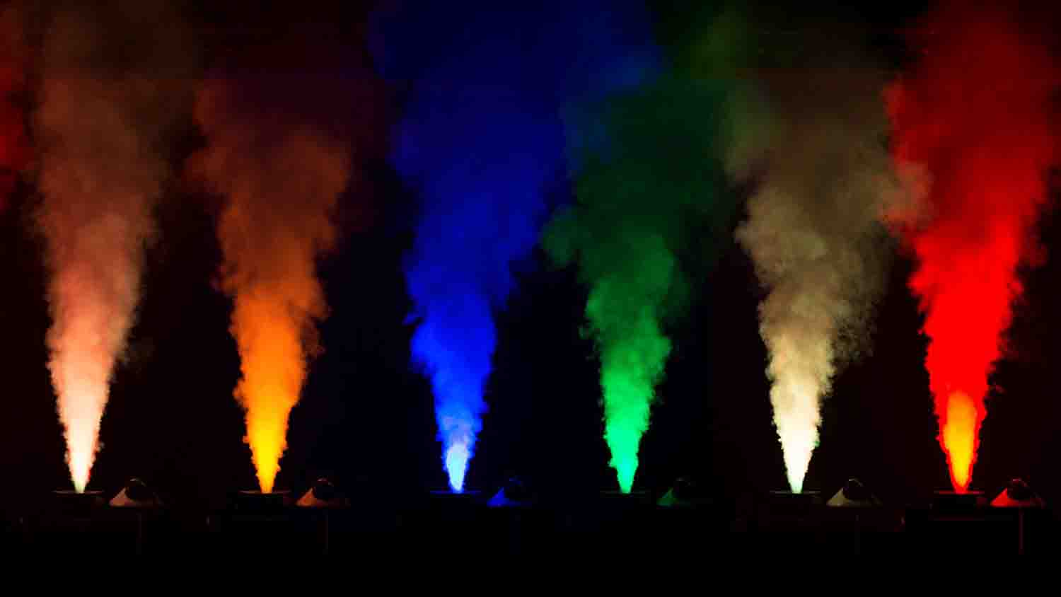 Chauvet DJ GEYSERP5 Geyser P5 RGBA+UV LED Pyrotechnic-Like Effect Fog Machine - Hollywood DJ