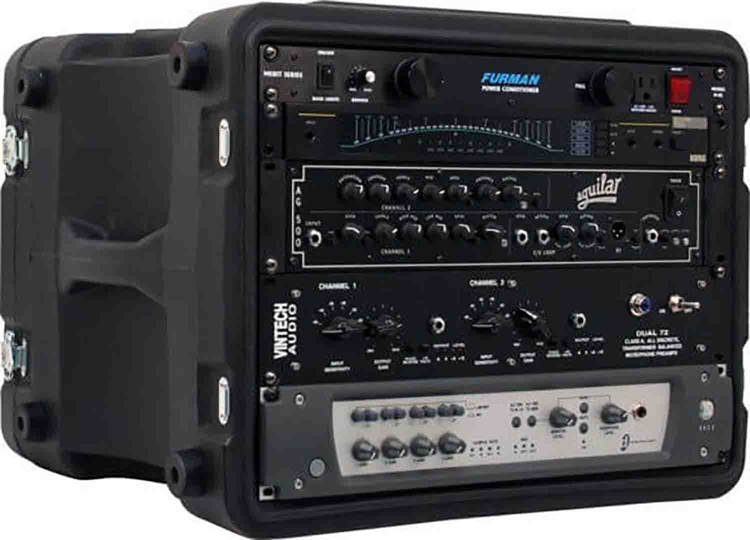 Gator Cases G-PRO-12U-19, 12U Deep Molded Audio Rack Case - 19 Inch - Hollywood DJ