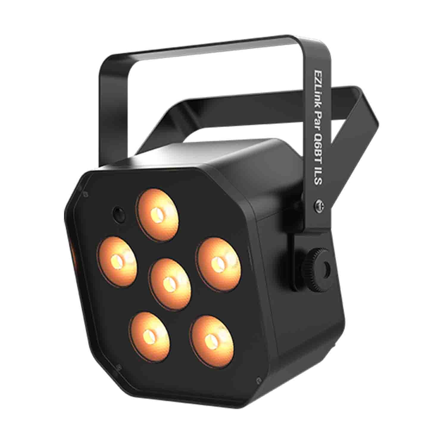 Chauvet DJ EZlink Par Q6BT ILS Quad Color RGBA LED Par Light - Hollywood DJ