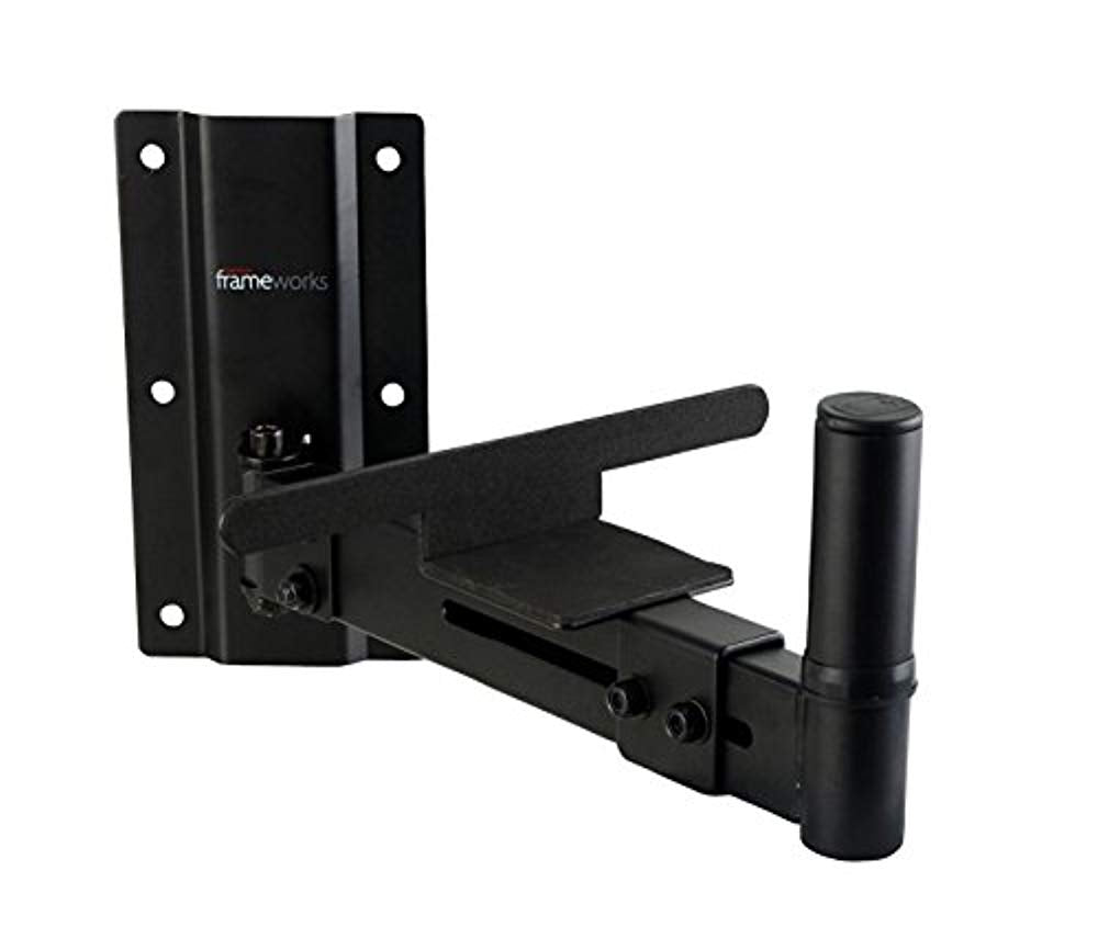 Gator GFWSPKWM100 Frameworks Adjustable Wall Mountable Speaker Stands - Hollywood DJ
