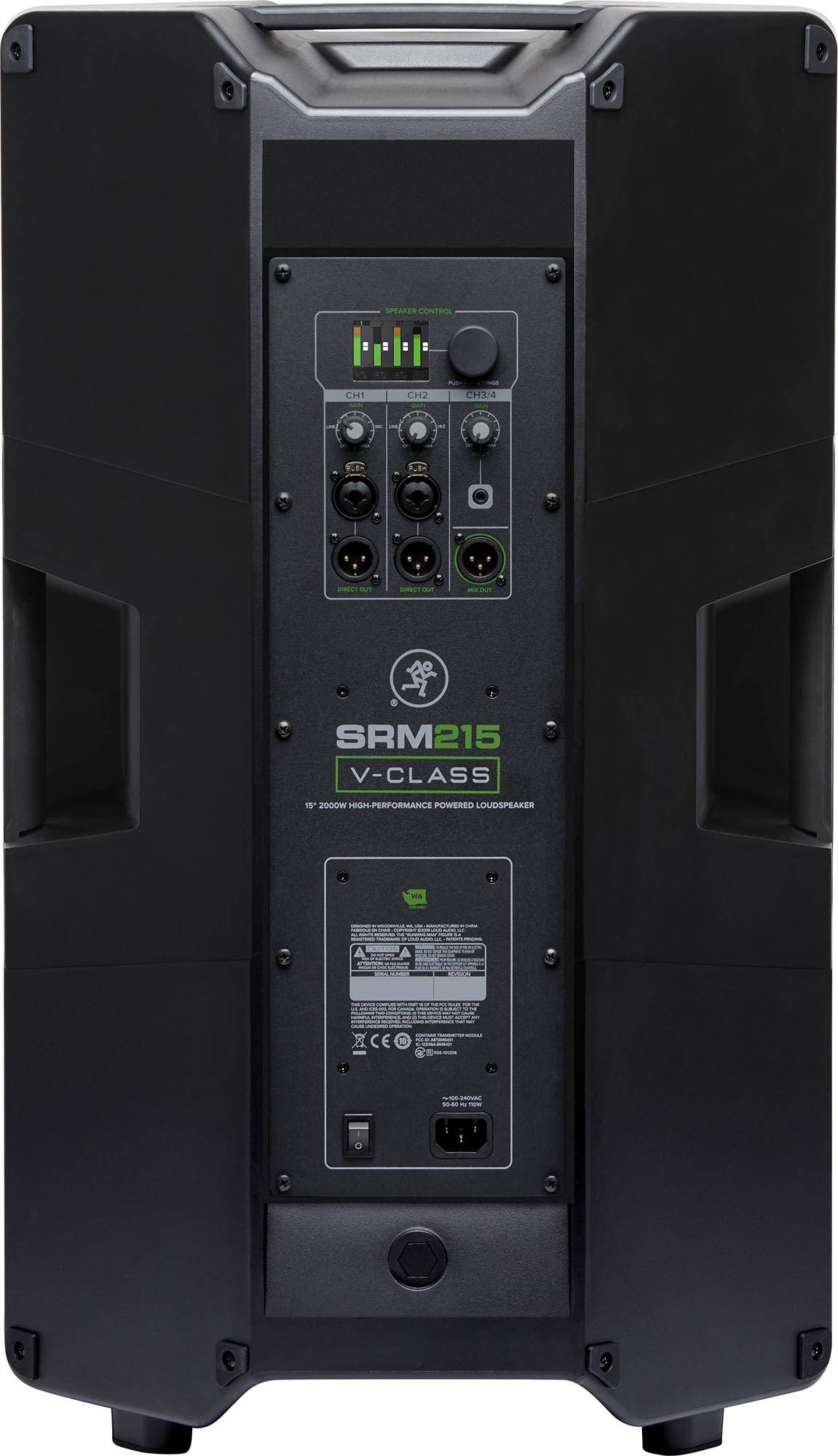 Mackie SRM215 V-Class 15" 2000W High-Performance Powered Loudspeaker - Hollywood DJ