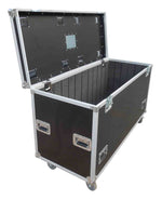 PROX XS-UTL246036W MK2 Heavy-Duty Truck Pack Utility Flight Case W-Divider and Tray Kit, W-4" Casters, 1/2 Inch Plywood - Hollywood DJ