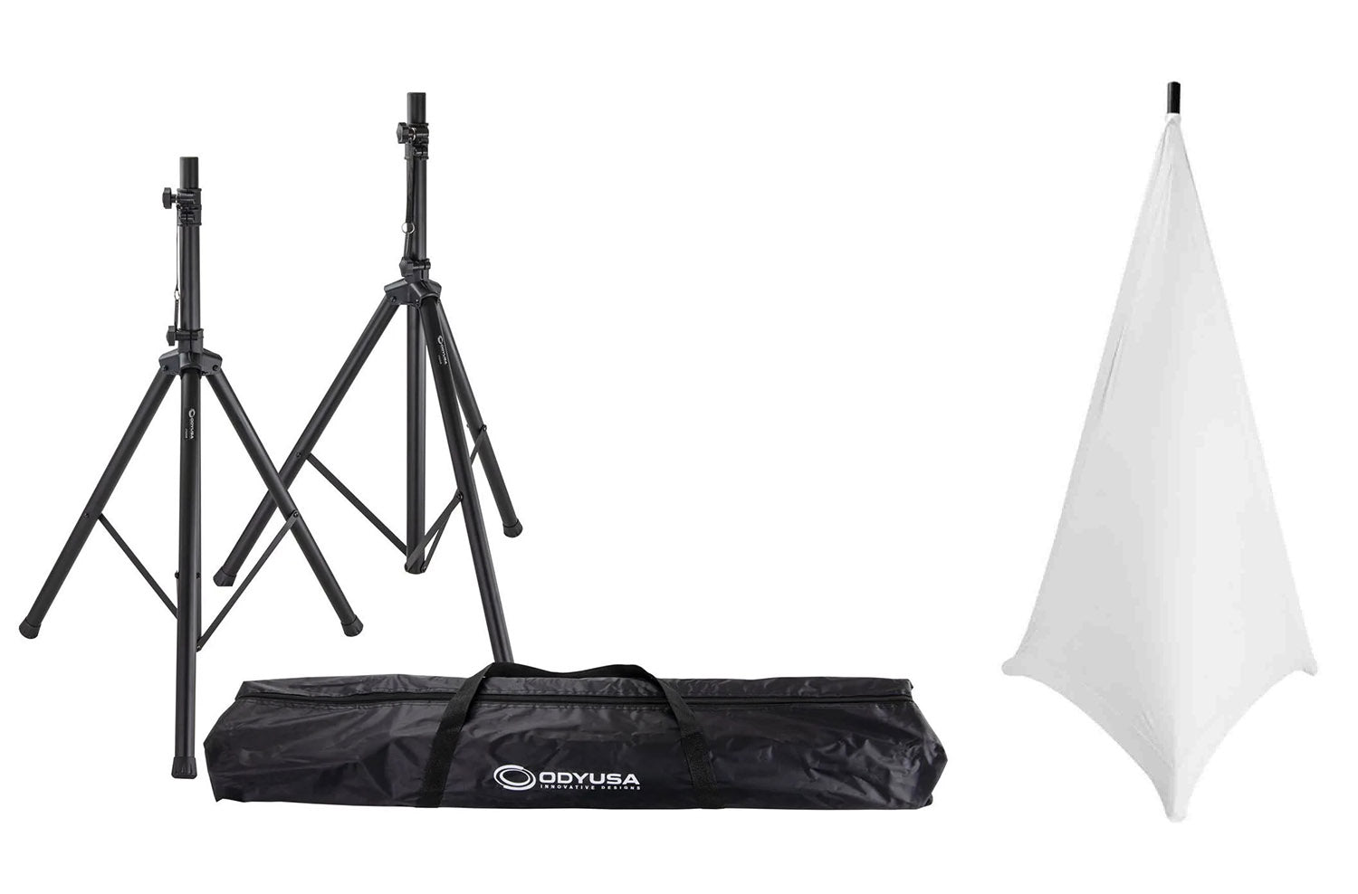 Odyssey Speaker Stand Package with Skirt/Scrim - Hollywood DJ