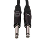 Hosa HGTR-020, Straight to Straight Pro Guitar Cable - 20 Feet - Hollywood DJ