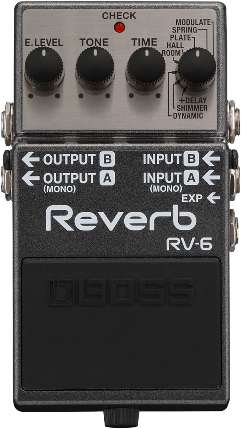Boss RV-6, Digital Compact And Versatile Reverb Pedal - Hollywood DJ