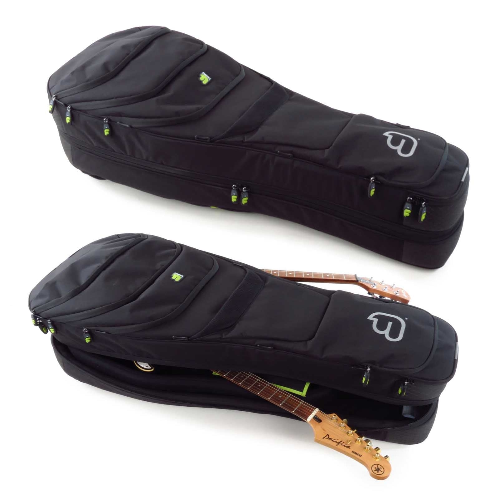 Fusion FB-UG-05-BK Urban Series Double Electric Guitar Bag (Black) - Hollywood DJ