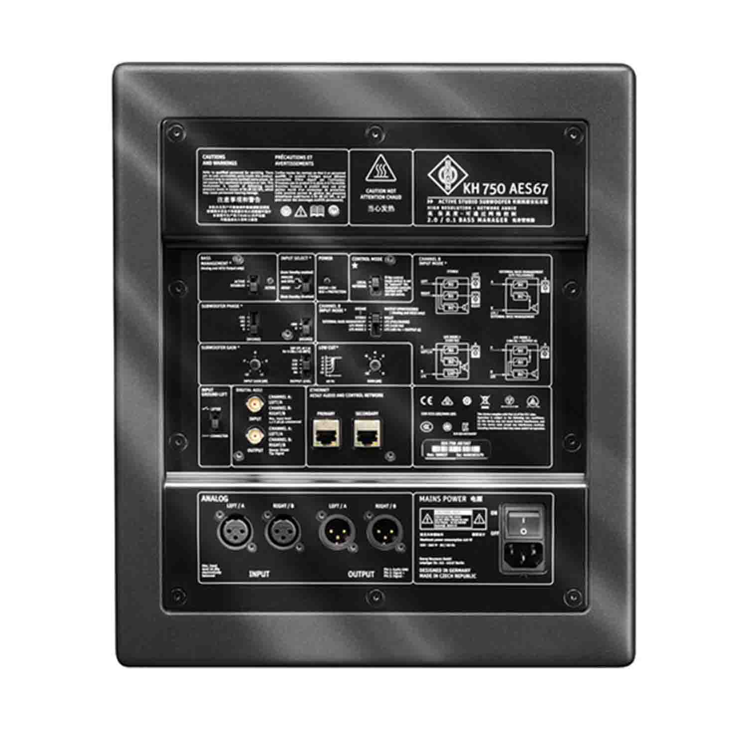 Neumann KH 750 AES67 Compact DSP-Controlled Closed-Cabinet Subwoofer - Hollywood DJ