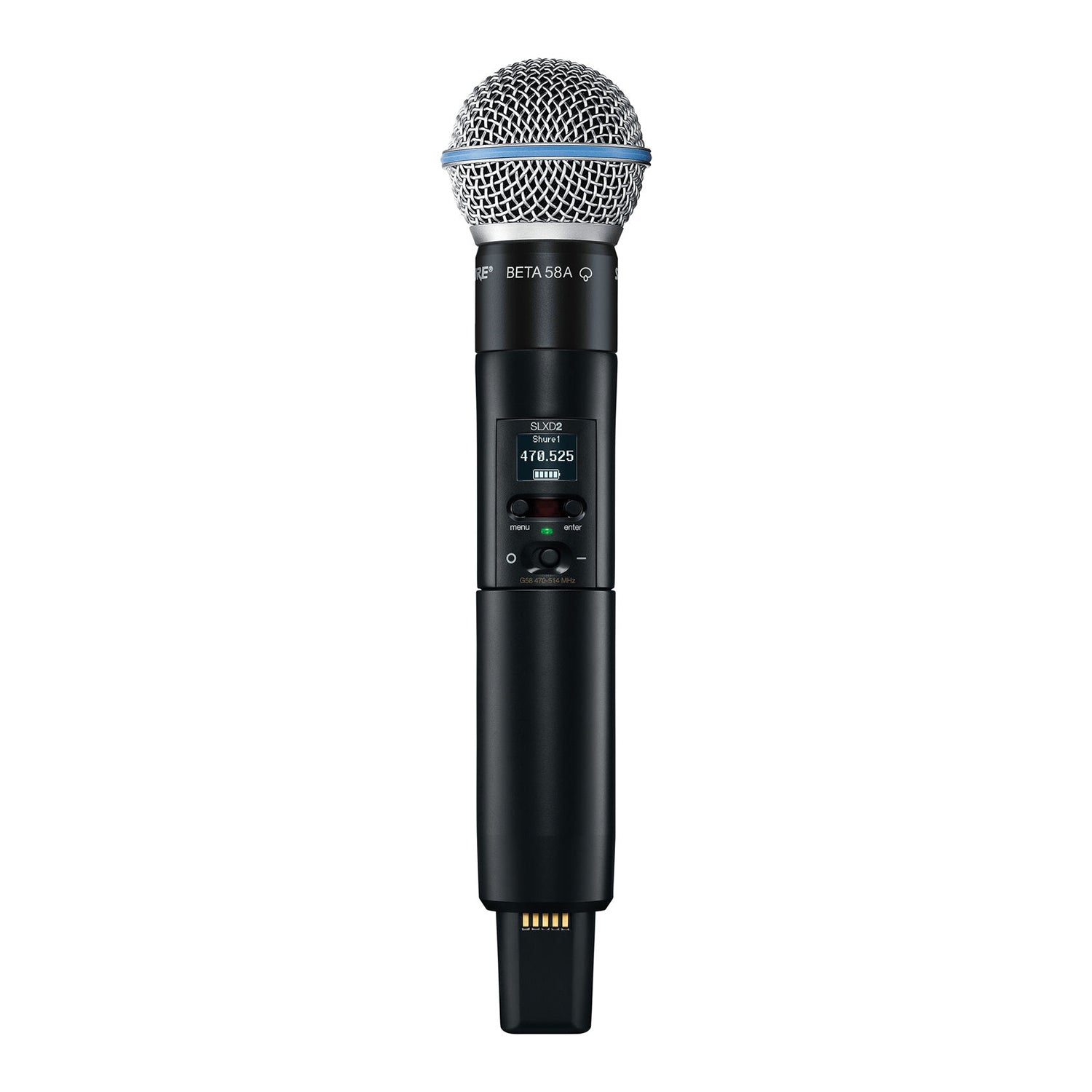 Shure SLXD24D/B58 Dual Wireless System with 2 SLXD2/B58 Handheld Transmitters - Hollywood DJ