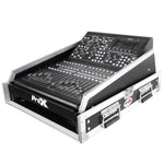 ProX T-2MRSS13ULT DJ Combo Flight Case For 13U Top Mixer-DJ and 2U Rack With Laptop Shelf ProX Cases