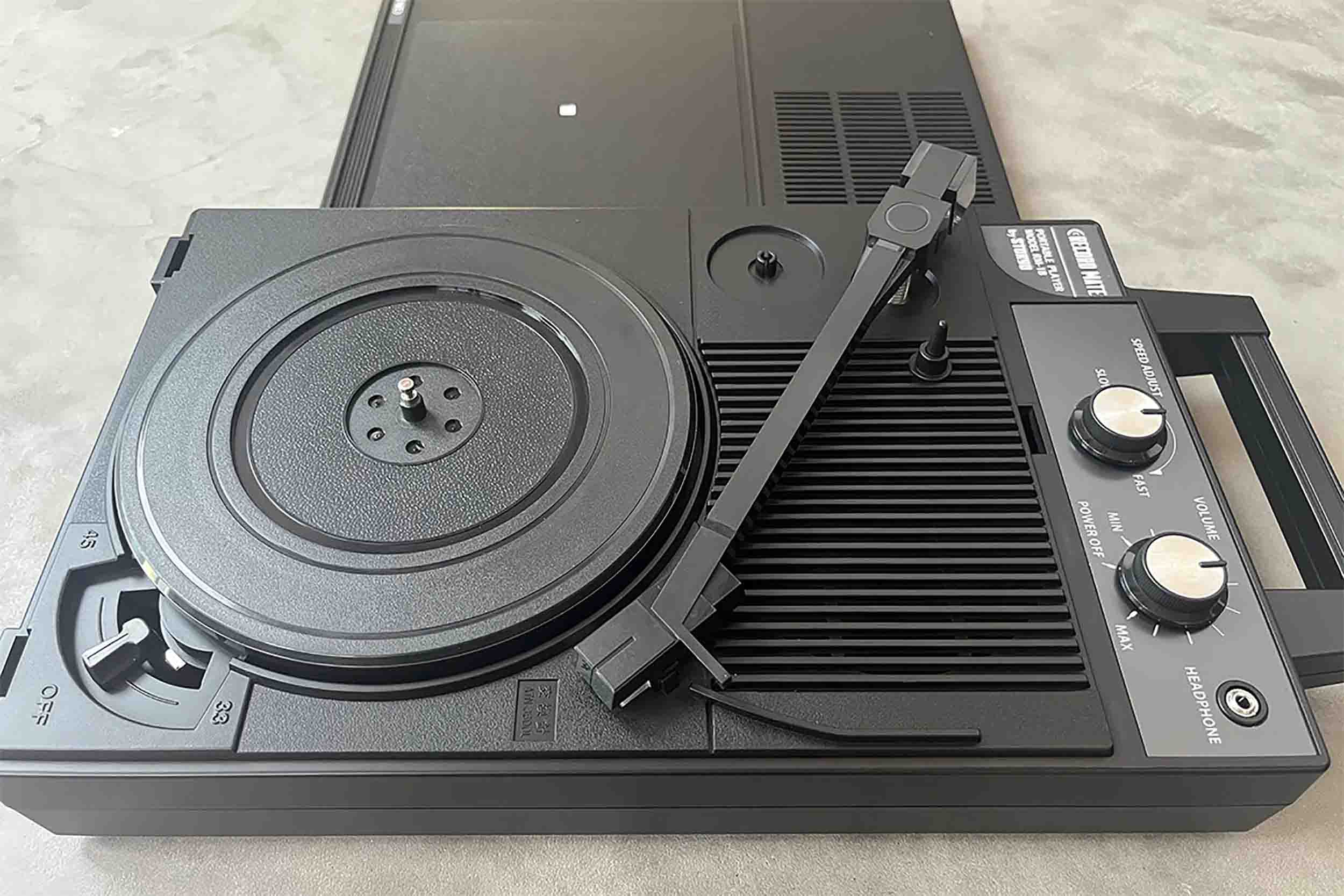 Stokyo RM-1B Record Mate Portable Record Player - Black Edition - Hollywood DJ