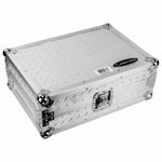 Odyssey FZ12MIXXDDIA, Universal Format 12 Inches Silver Diamond Plated DJ Mixer Case - Hollywood DJ