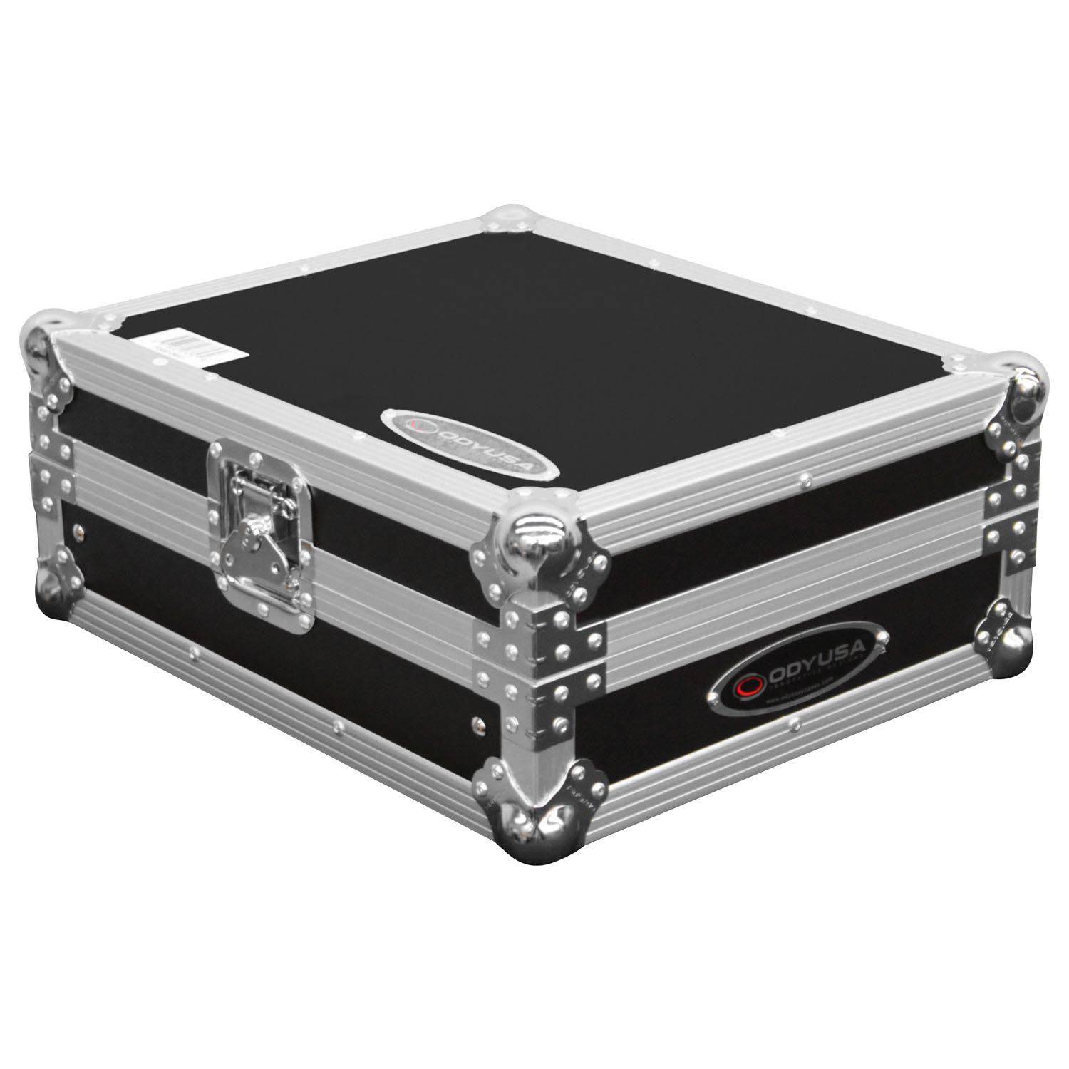 Odyssey FZGS12MX1 Universal Low Profile 12″ Format DJ Mixer Flight Case with Glide Platform - Hollywood DJ