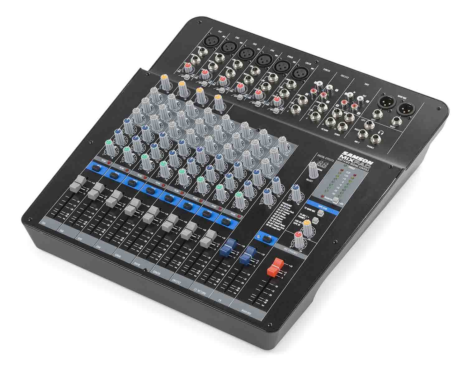 Samson MixPad MXP144FX 14-Channel Analog Stereo Mixer with Digital Effects and USB - Hollywood DJ