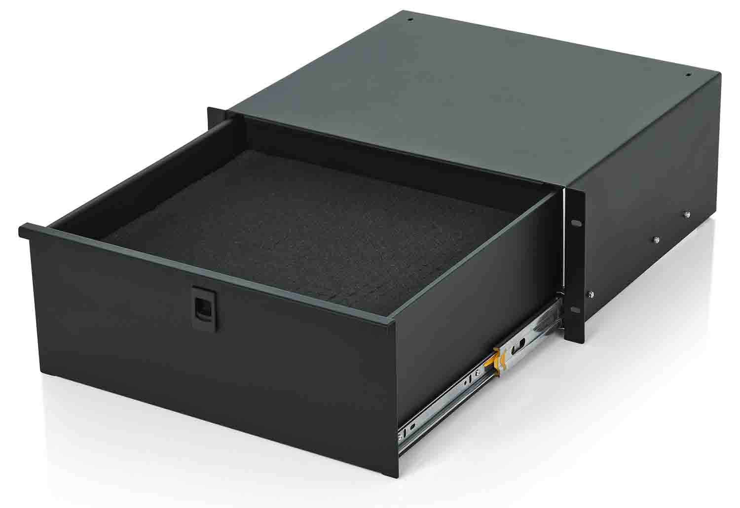 Gator Cases GRW-DRWDF4 Rackworks 4U Drawer, 14.2″ Deep with Foam Interior - Hollywood DJ