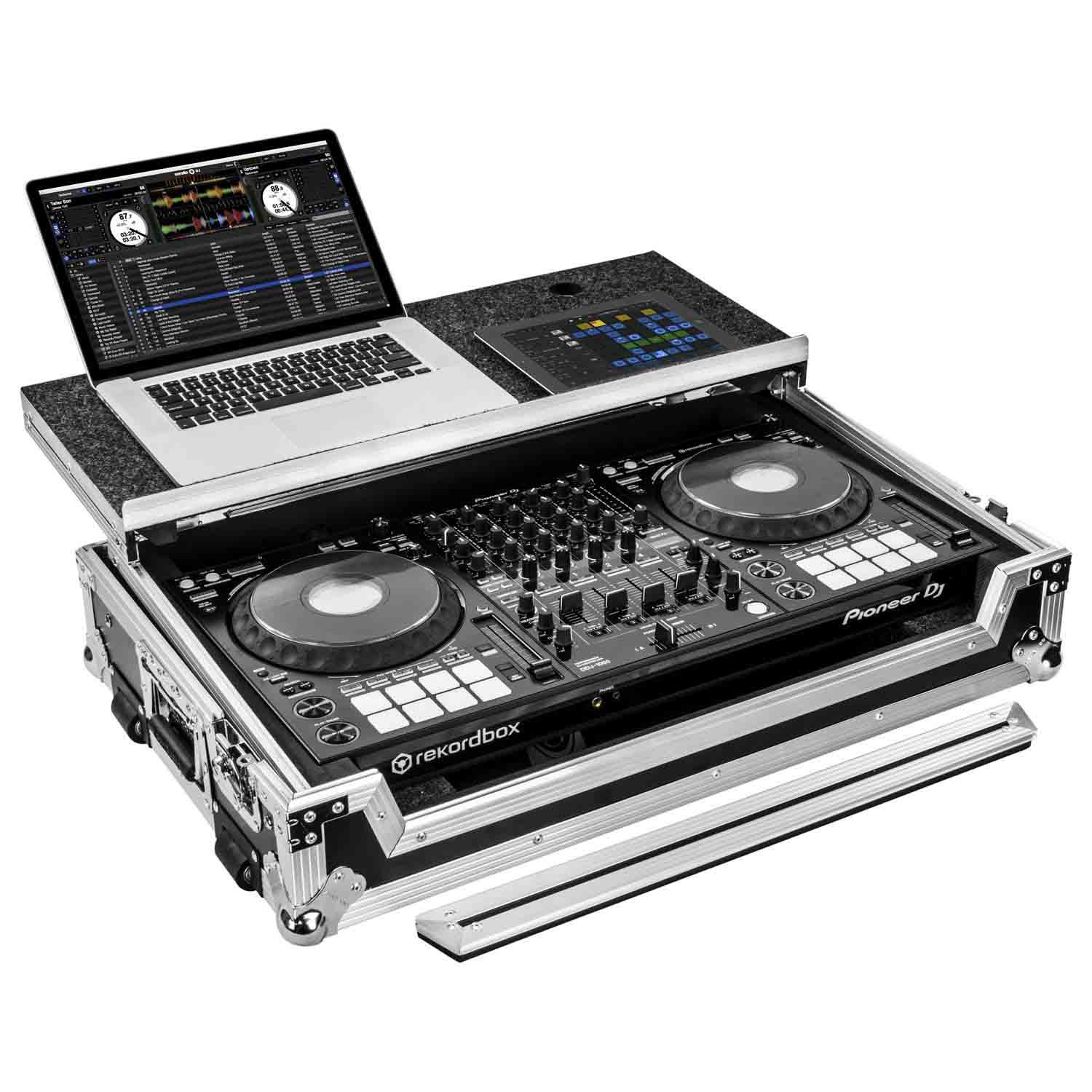 Odyssey FZGSDDJ1000W, Glide Style Case For Pioneer DDJ-1000/DDJ-1000SRT DJ Controller - Hollywood DJ