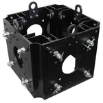 ProX XT-BLOCK-BLK Black Ground Support Sleeve Block for F34 Truss Systems - Hollywood DJ