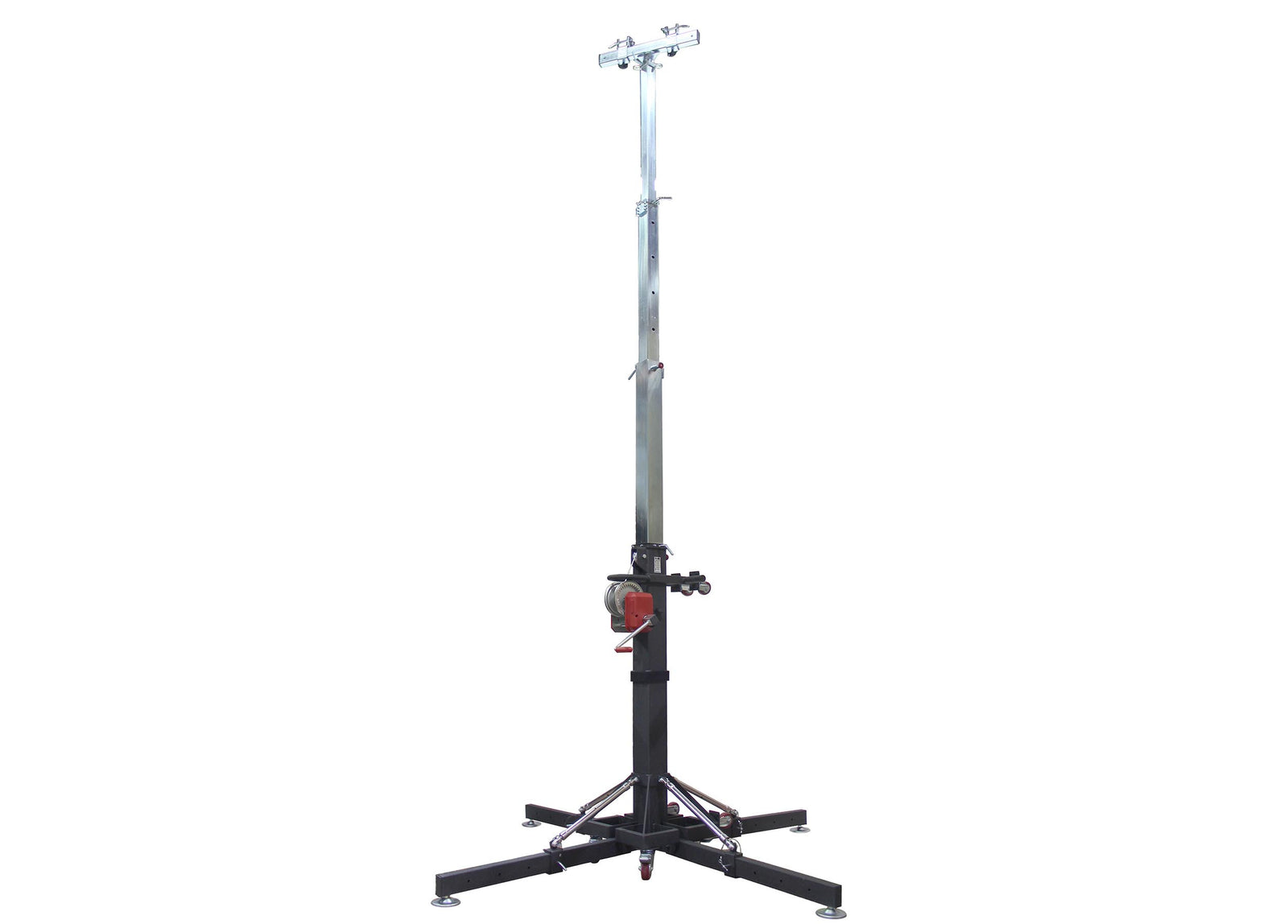 ProX XT-CRANK18FT-500 Lighting Heavy-Duty Crank Truss Stand 500 Lbs Capacity with Outriggers Center Load18'Includes T-Adapter Truss Mount - 18 Feet by ProX Cases