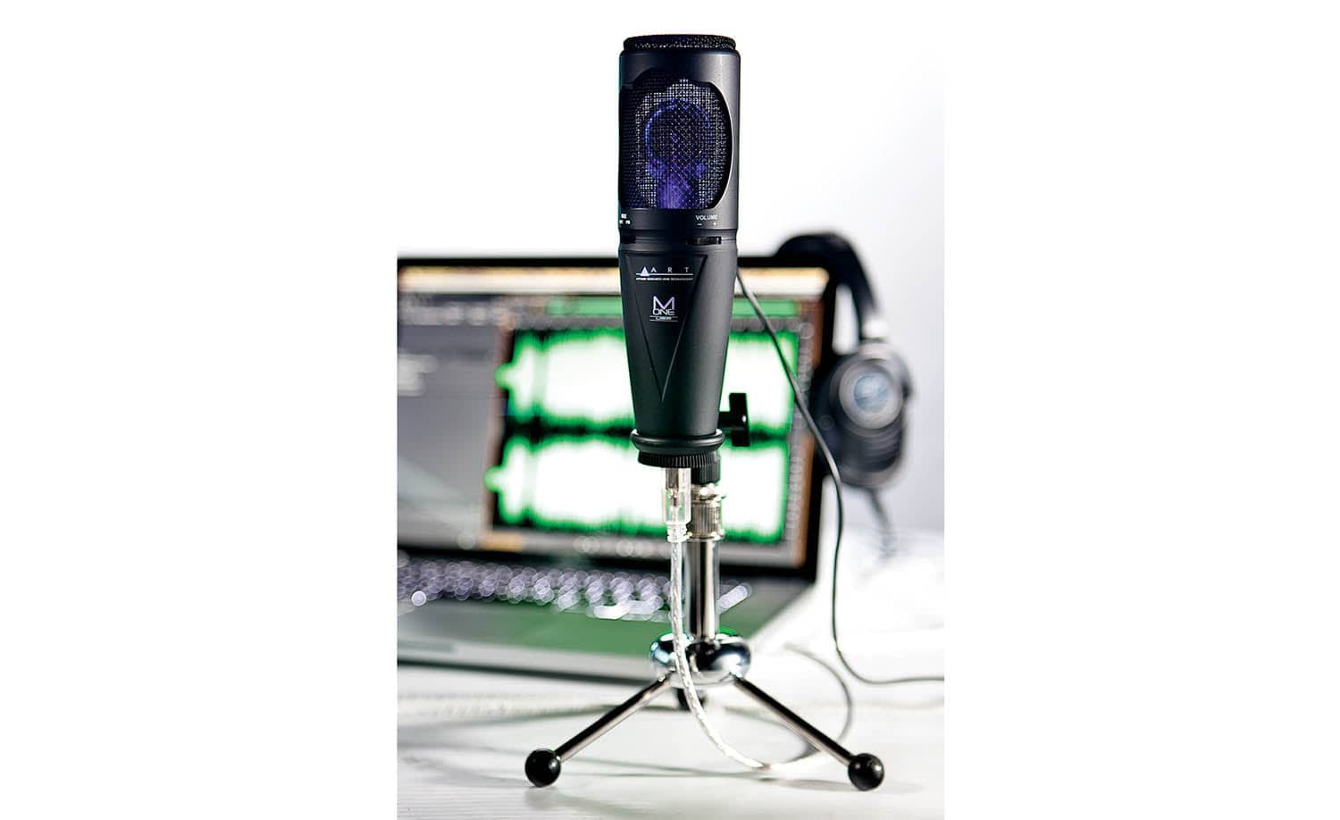 Art M-One/USB Cardioid Condenser USB Microphone - Hollywood DJ