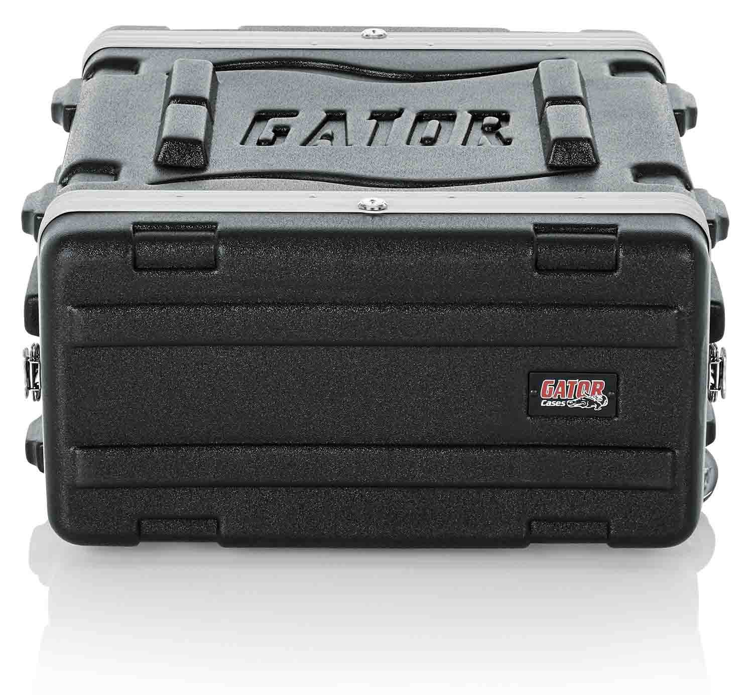 Gator Cases GRR-4L Rolling Molded 4U Rack Case - Hollywood DJ