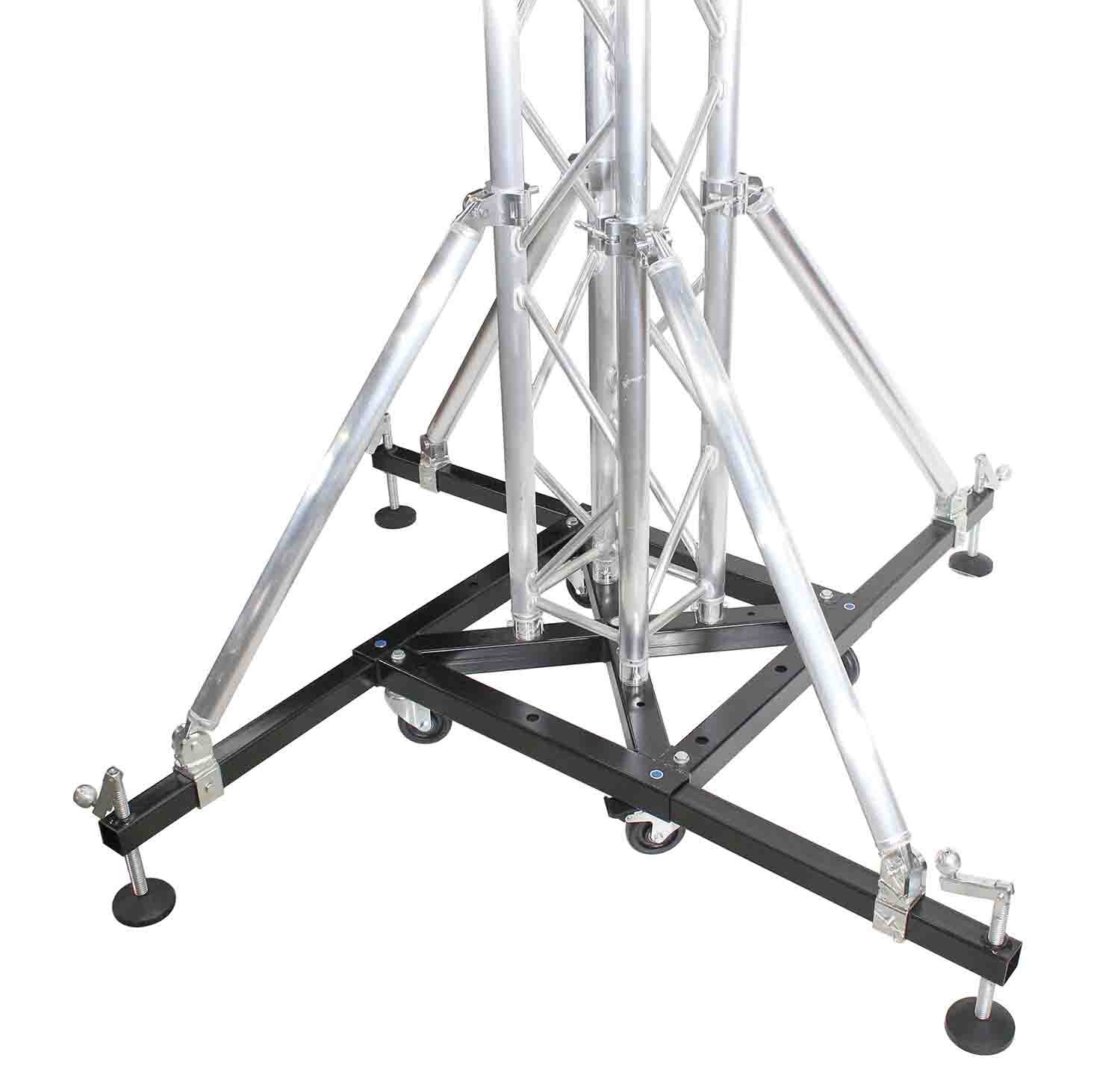 ProX XT-GSBX PKG, Ground Support Stabilizer Base Package with Extendable Outriggers for F34 and F44 - Hollywood DJ