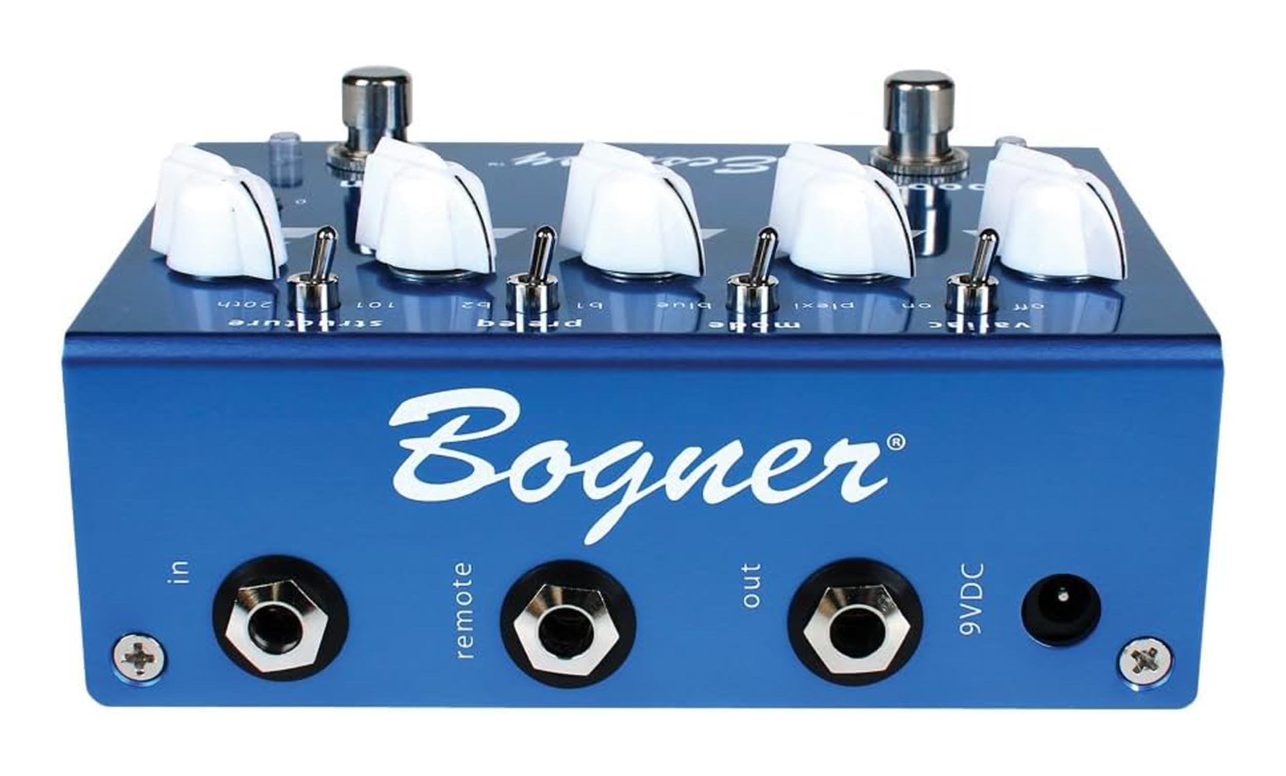 Bogner Ecstasy Overdrive/Boost Guitar Effects Pedal - Blue - Hollywood DJ