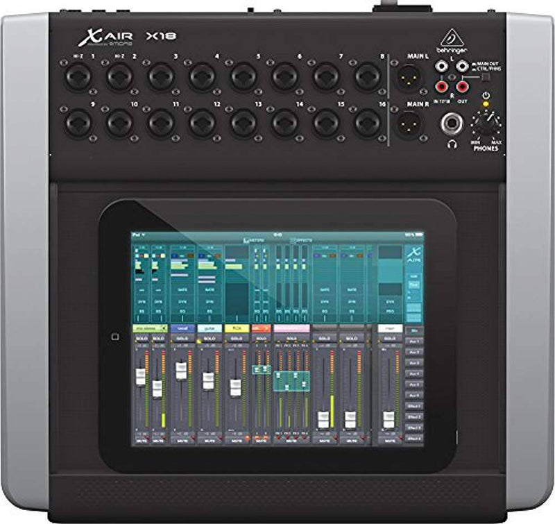 Behringer X18, 18-Channel 12-Bus Digital Mixer for iPad/Android Tablets - Hollywood DJ