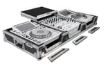 ProX XS-CDM3000WLT DJ Flight Case for Pioneer Mixer DJM-900NXS2 and 2 CDJ-3000 with Wheels and Laptop Shelf ProX Cases