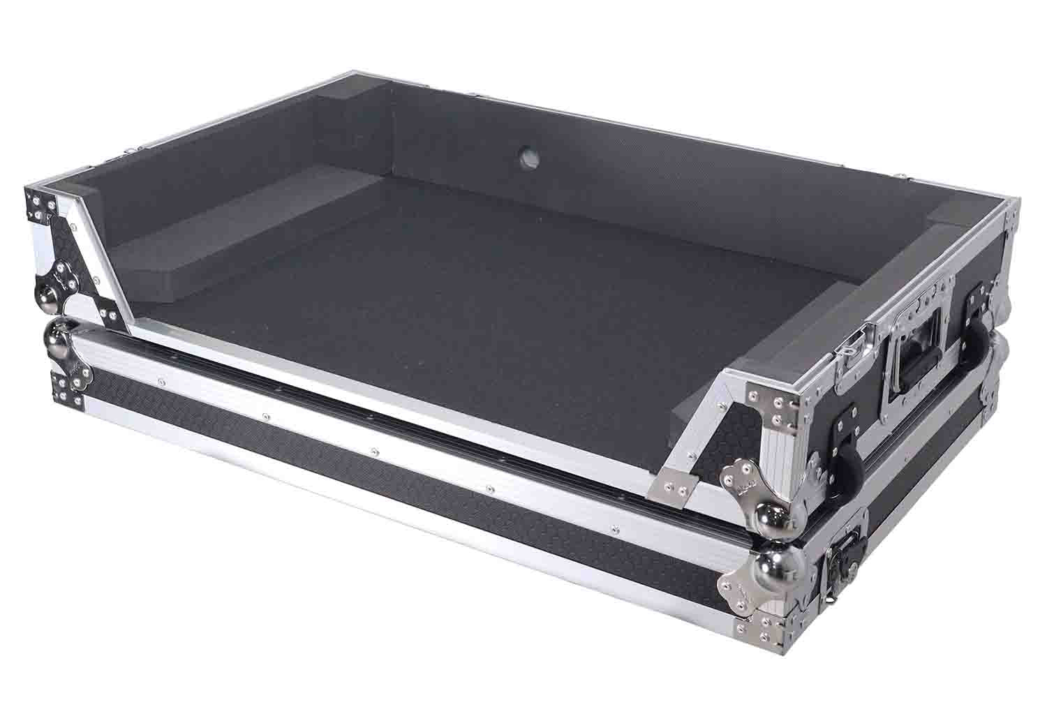 ProX XS-RANEFOURW ATA Flight Style Road Case for RANE Four DJ Controller with 1U Rack Space and Wheels - Hollywood DJ