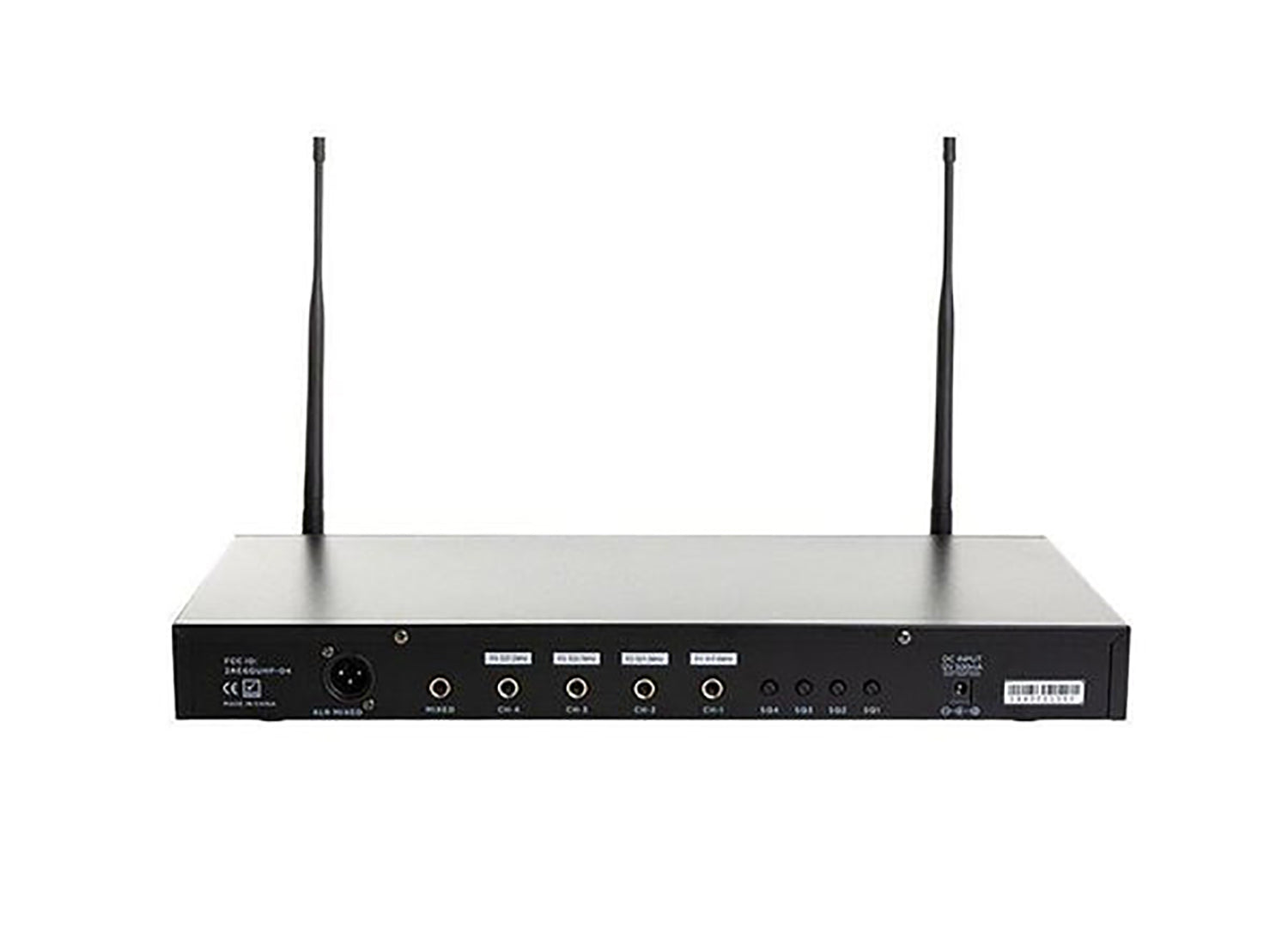 Gemini Sound UHF-04M, 4-Channel Wireless Handheld Microphone System - Hollywood DJ