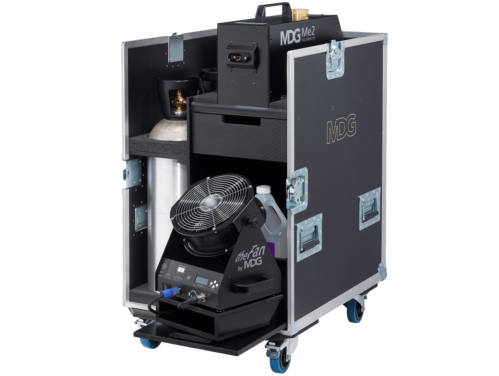 MDG ATMFC Vertical Flight Case for Atmosphere Hazer, ATMe, M3e, Max 3000 - Hollywood DJ