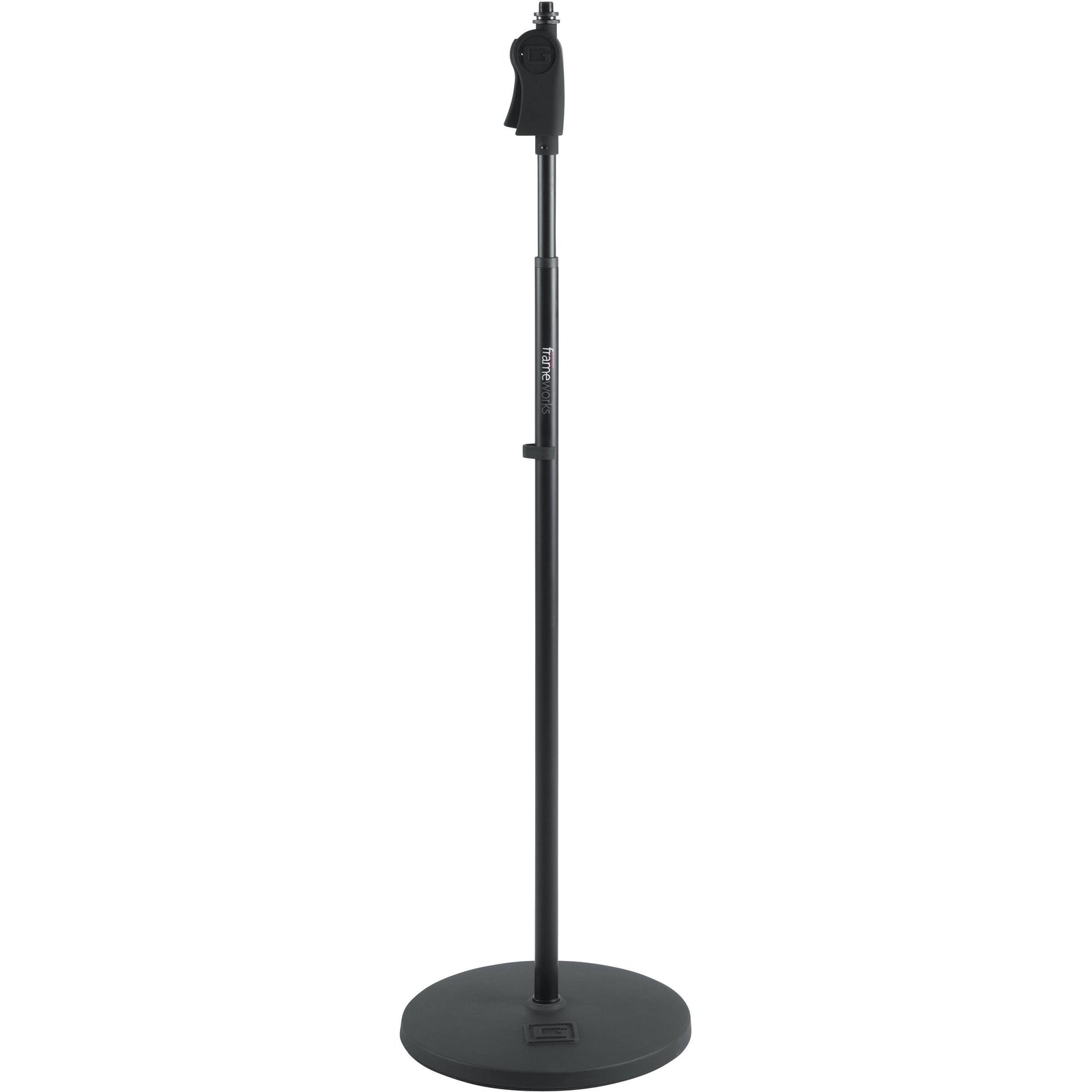 Gator Frameworks GFW-MIC-1201 Deluxe 12" Round Base Mic Stand - Hollywood DJ