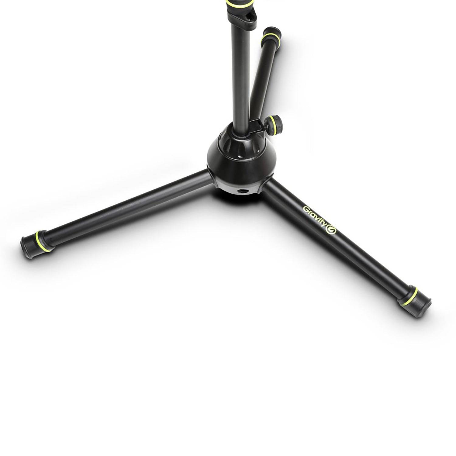 Gravity GMS4321B Microphone Stand With Folding Tripod Base and 2-Point Adjustment Boom - Hollywood DJ