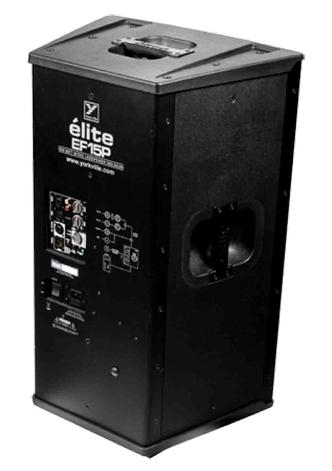 Yorkvile EF15P Elite Series 15" 2-Way Powered Speaker - 1200 Watts - Hollywood DJ