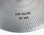 On Stage LVCP5000, Low Volume Cymbals - Polished Silver On-Stage