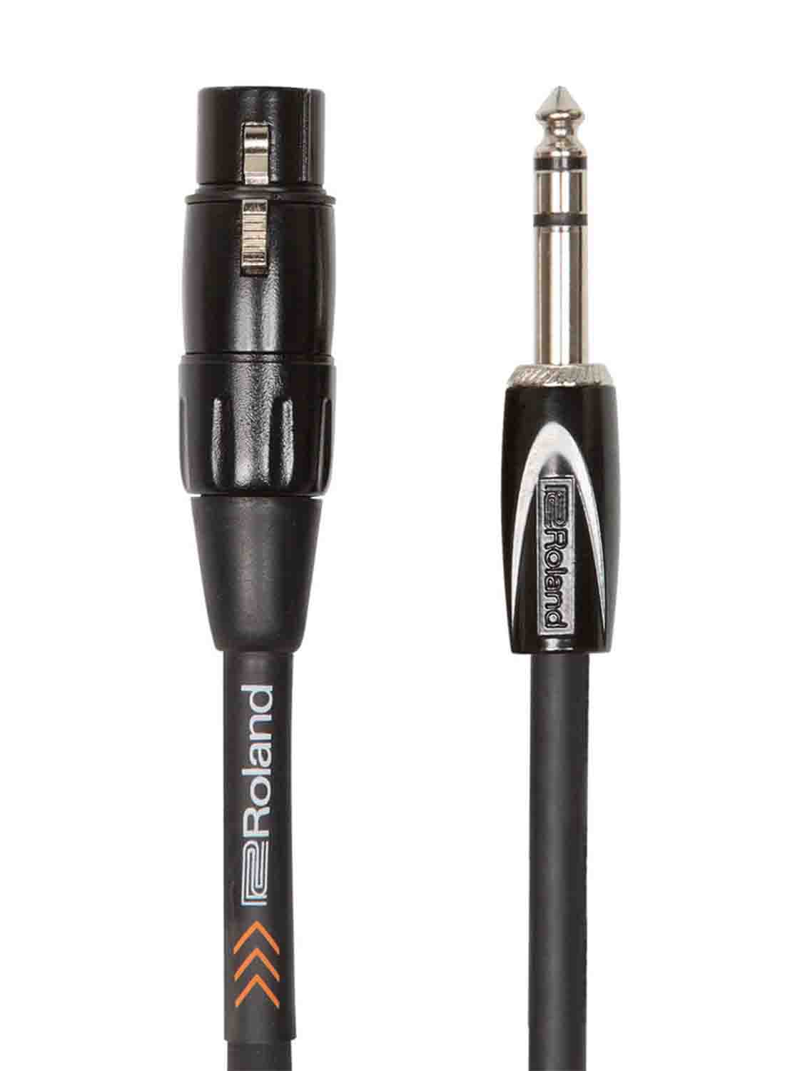 Roland RCC-5-TRXF, Black Series 1/4" TRS to XLR Female Balanced Cable (5') - Hollywood DJ