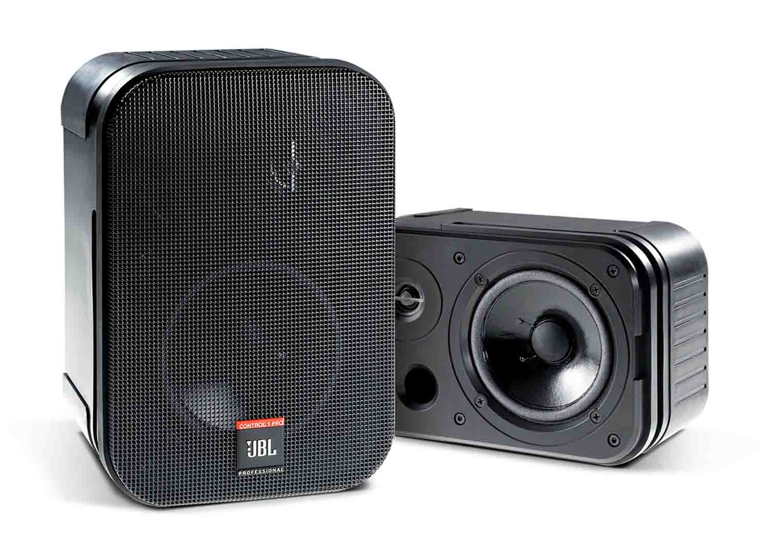 JBL C1PRO Two-Way Professional Compact Loudspeaker System - Black - Hollywood DJ