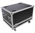ProX XS-2X241817W ATA Style Flight Road Case - Stores 2x 15" Speakers - Hollywood DJ